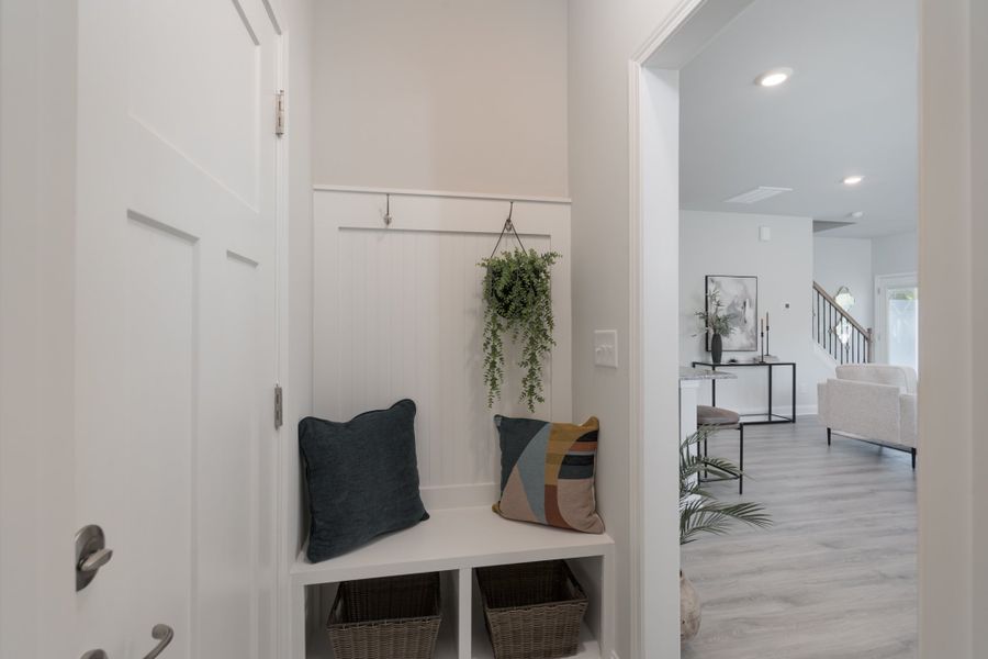 Furnished interior in a model home at Pine Trace in Gastonia (Image 14).