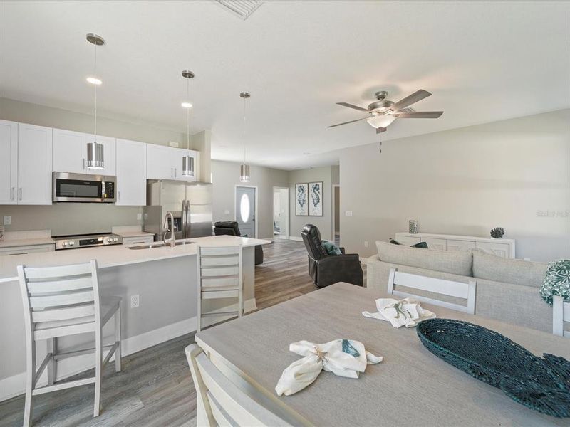 Dinette, Kitchen, & Family Rooms