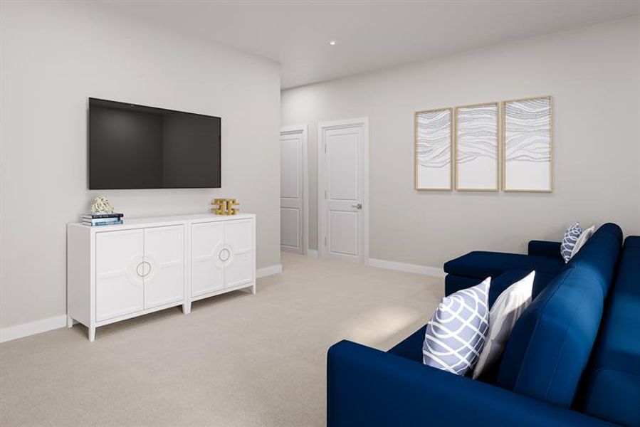 Furnished interior view inside a new home in Kelton, Charlotte (Image 6).