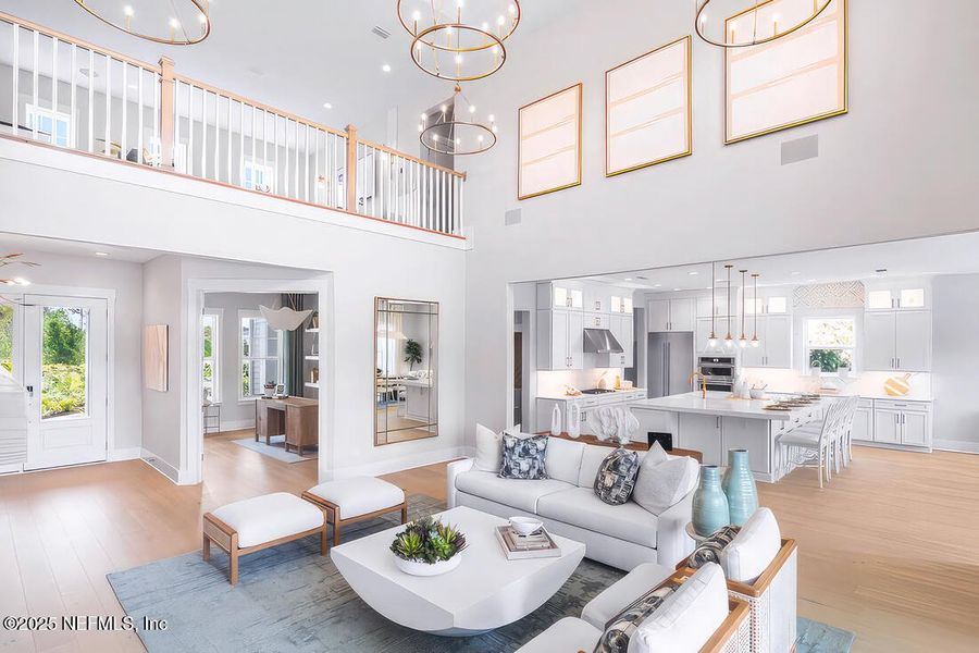 Furnished interior view inside a new home in , St. Johns (Image 4).