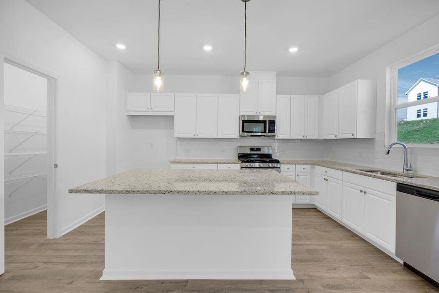 Furnished interior view inside a new home in Heritage River, Euharlee (Image 8).