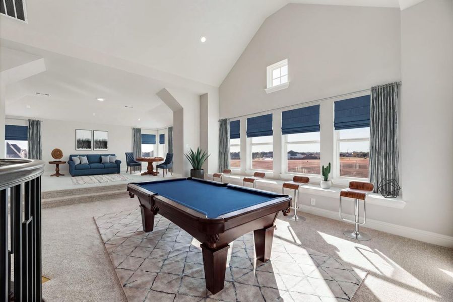 Furnished interior view inside a new home in Park Trails, Forney (Image 15). Furnished interior view inside a new home in Park Trails, Forney (Image 15).