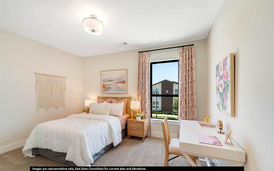 Furnished interior view inside a new home in Craig Ranch, McKinney (Image 8).