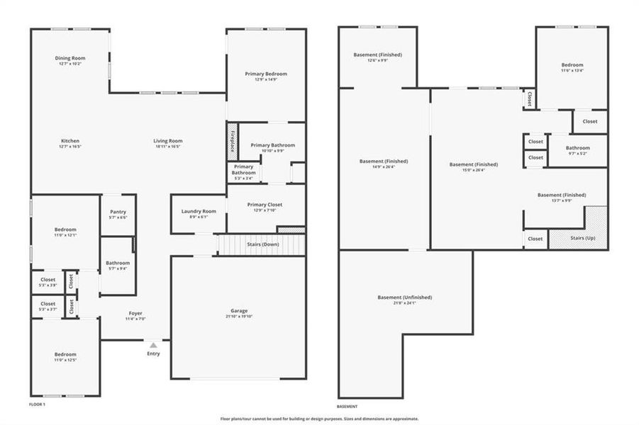 2D floor plan layout of this home in , Ellijay, GA (Image 6).