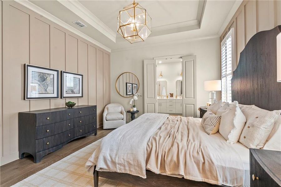 Furnished interior view inside a new home in Aberdeen, Hoschton (Image 17).