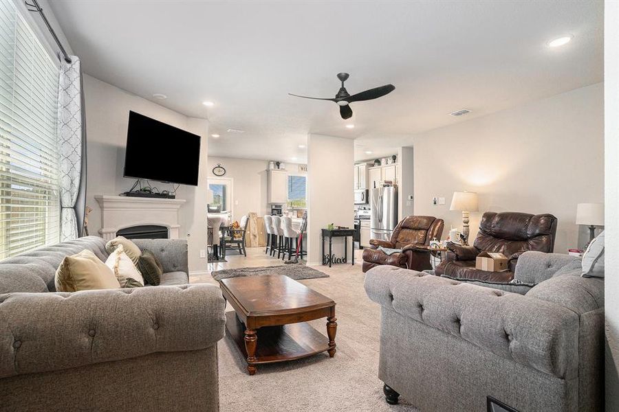 Furnished interior view inside a new home in , Godley (Image 3). Furnished interior view inside a new home in , Godley (Image 3).