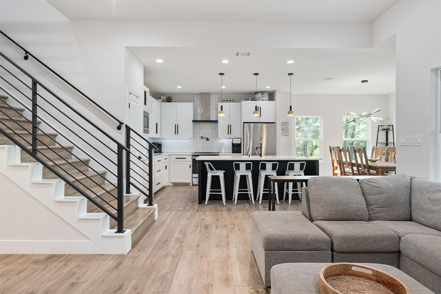 Furnished interior view inside a new home in , Bastrop (Image 8).