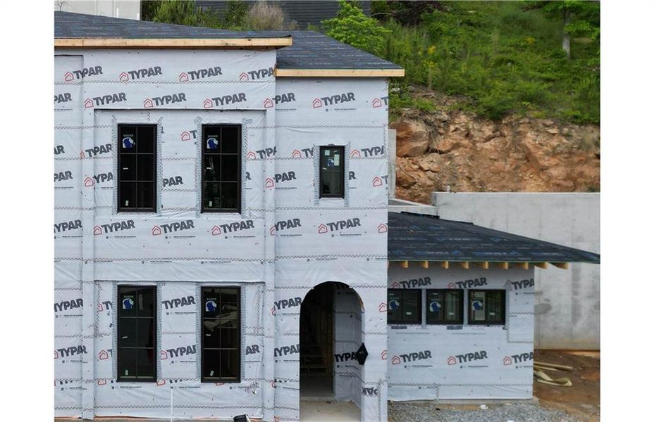 Front exterior of a new home in , Chattahoochee Hills, GA, highlighting curb appeal (Image 1). Front exterior of a new home in , Chattahoochee Hills, GA, highlighting curb appeal (Image 1).