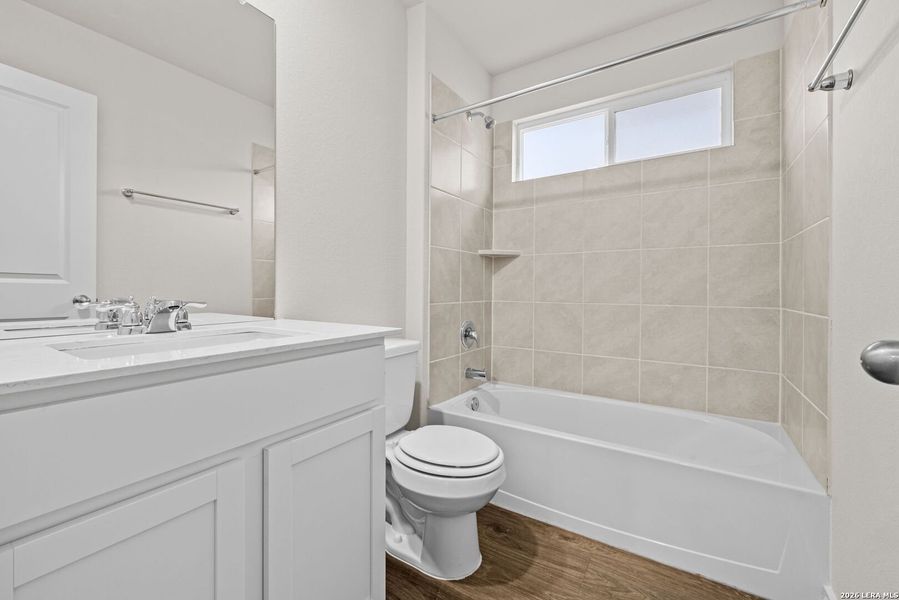 Furnished interior view inside a new home in Redbird Ranch, San Antonio (Image 10).
