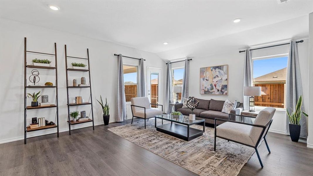 Furnished interior view inside a new home in Bel Air Village, Sherman (Image 29).