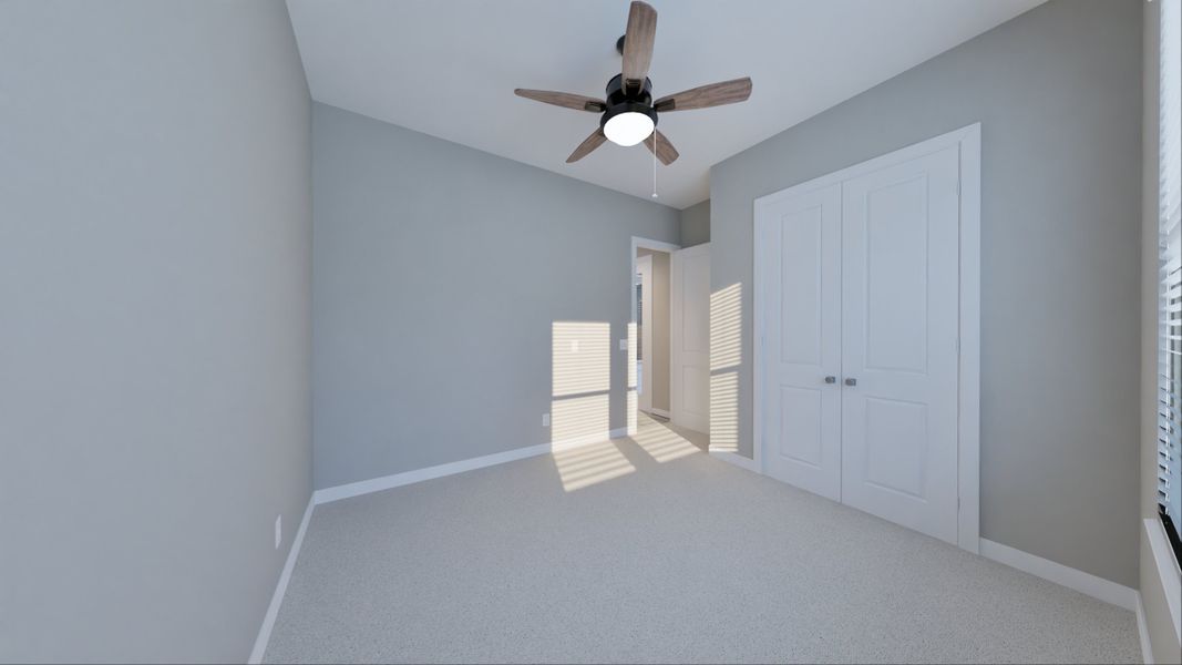 Representative unfurnished interior of a home built from the Hampton by Tricoast Homes in Summer Place  35', Montgomery (Image 25).