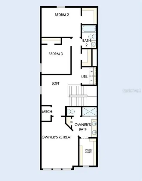 2D floor plan layout of this home in , Apollo Beach, FL (Image 3). 2D floor plan layout of this home in , Apollo Beach, FL (Image 3).