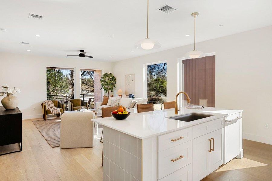 Furnished interior view inside a new home in , Austin (Image 13).