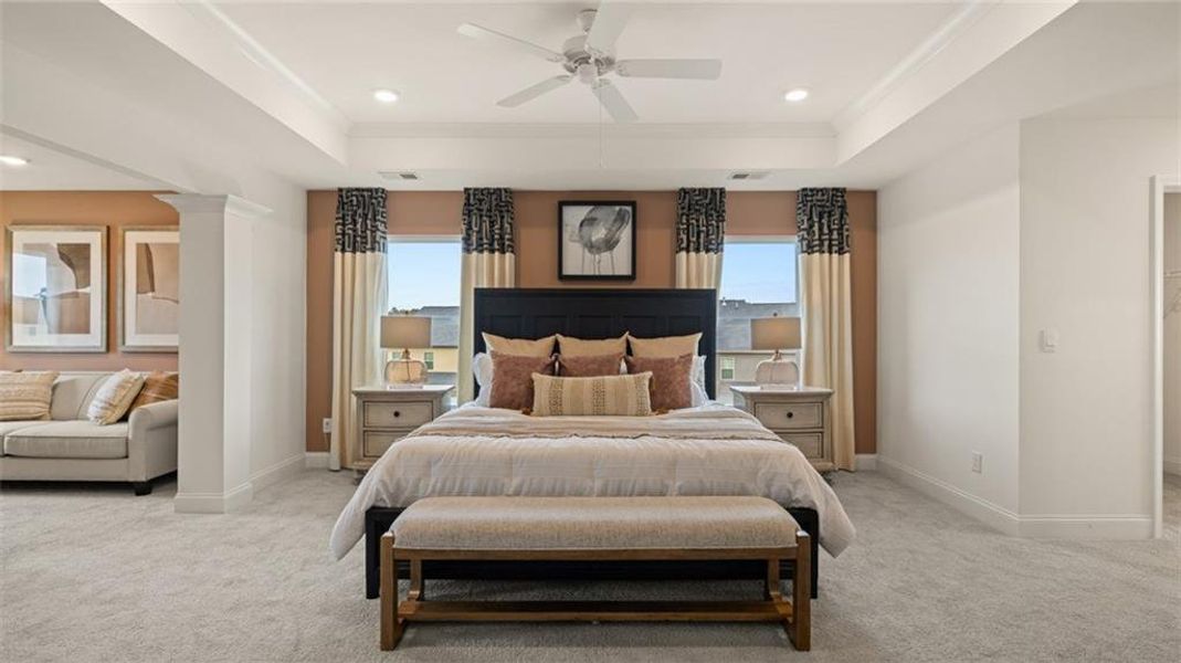 Furnished interior view inside a new home in The Gates at Pates Creek, Hampton (Image 52).