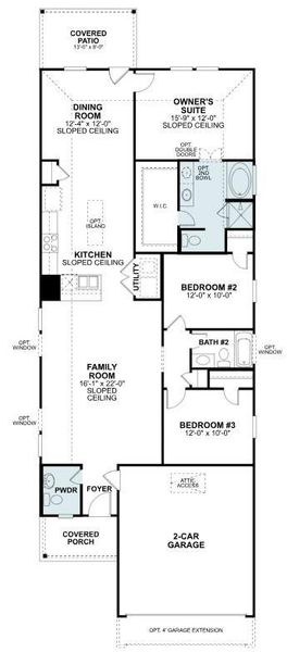 2D floor plan layout of this home in Marvida, Cypress, TX (Image 5). 2D floor plan layout of this home in Marvida, Cypress, TX (Image 5).