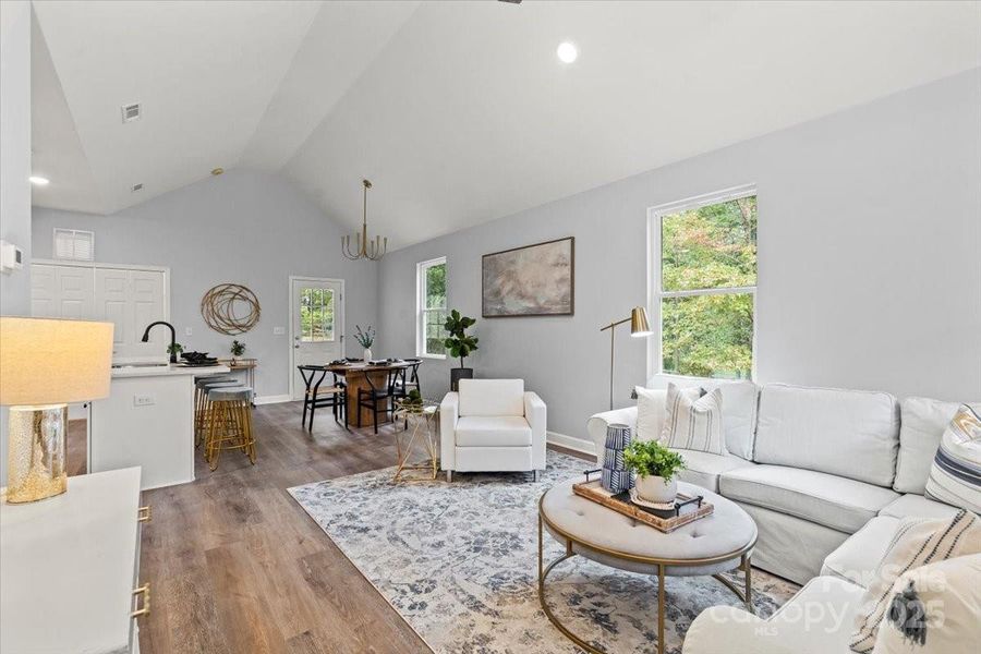 Furnished interior view inside a new home in , Kannapolis (Image 6). Furnished interior view inside a new home in , Kannapolis (Image 6).