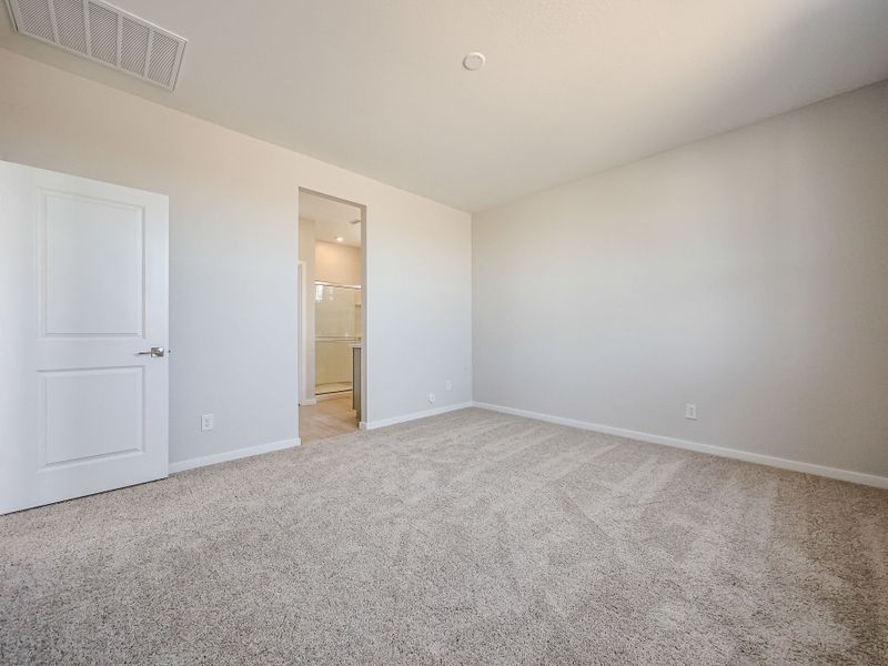 A room with white walls.