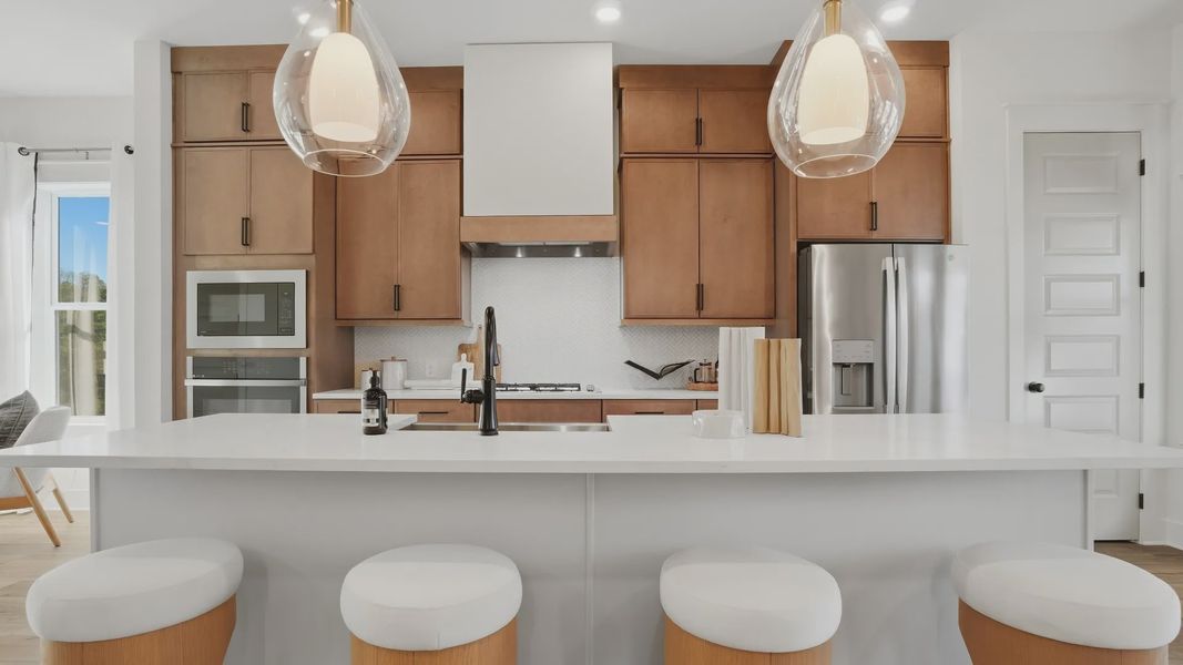 Furnished interior view inside a new home in The Eighteen, Atlanta (Image 13).