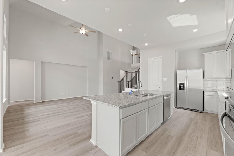 Furnished interior view inside a new home in The Trails, New Caney (Image 18). Furnished interior view inside a new home in The Trails, New Caney (Image 18).