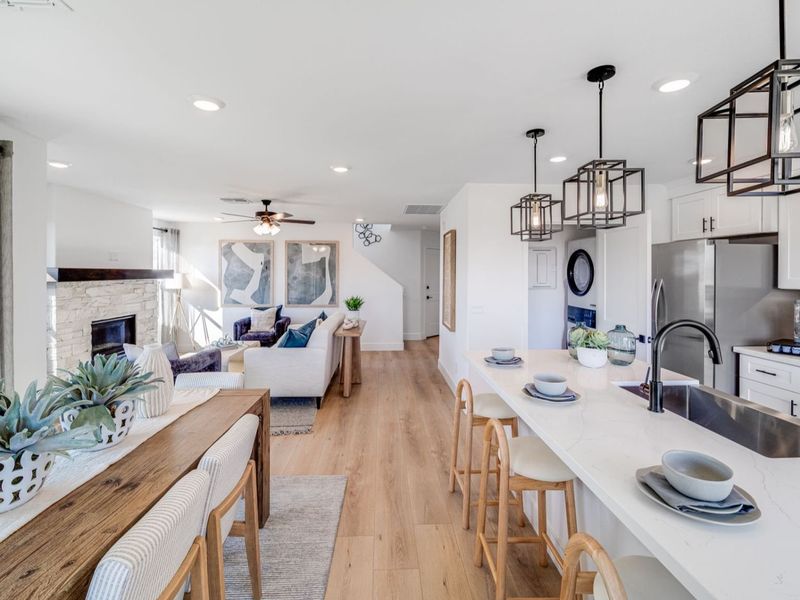 Representative furnished interior of a home built from the The Wilmington A by Davidson Homes LLC in South Ranch Southern Collection, Prescott (Image 10). Representative furnished interior of a home built from the The Wilmington A by Davidson Homes LLC in South Ranch Southern Collection, Prescott (Image 10).