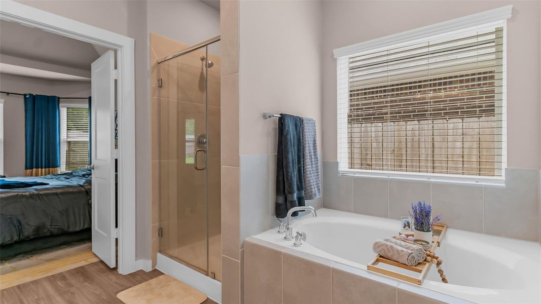 Furnished interior view inside a new home in , Willis (Image 11).