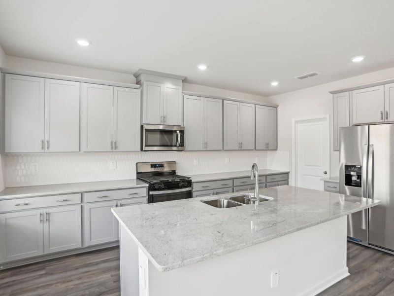 Furnished interior view inside a new home in Creekside at Oxford Park, Fairburn (Image 5). Furnished interior view inside a new home in Creekside at Oxford Park, Fairburn (Image 5).