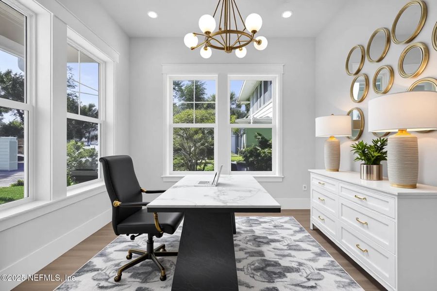 Furnished interior view inside a new home in , Atlantic Beach (Image 40). Furnished interior view inside a new home in , Atlantic Beach (Image 40).