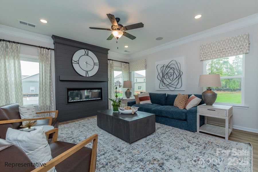 Furnished interior view inside a new home in Winecoff, Salisbury (Image 10).