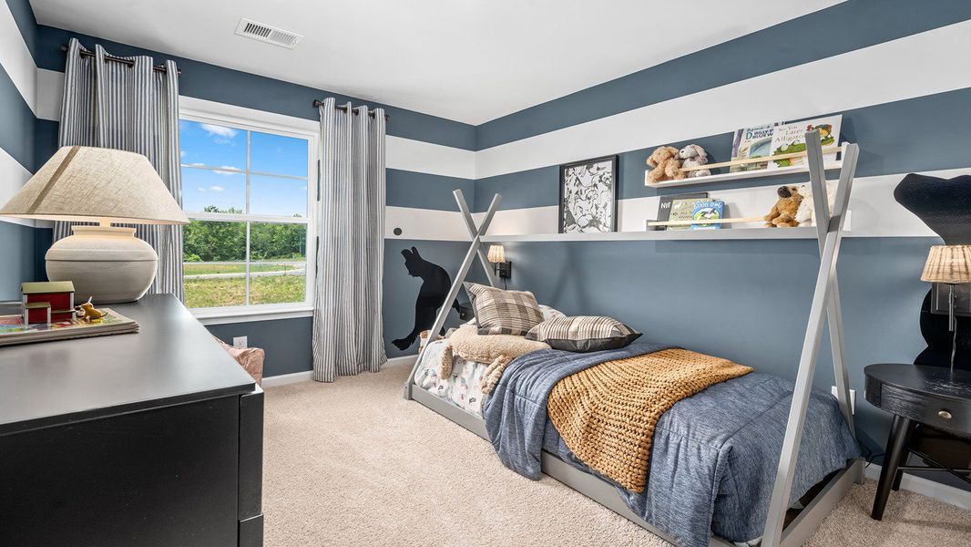 Furnished interior view inside a new home in North Village Townes, Greensboro (Image 9).