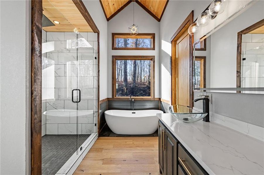 Furnished interior view inside a new home in , McCaysville (Image 32).