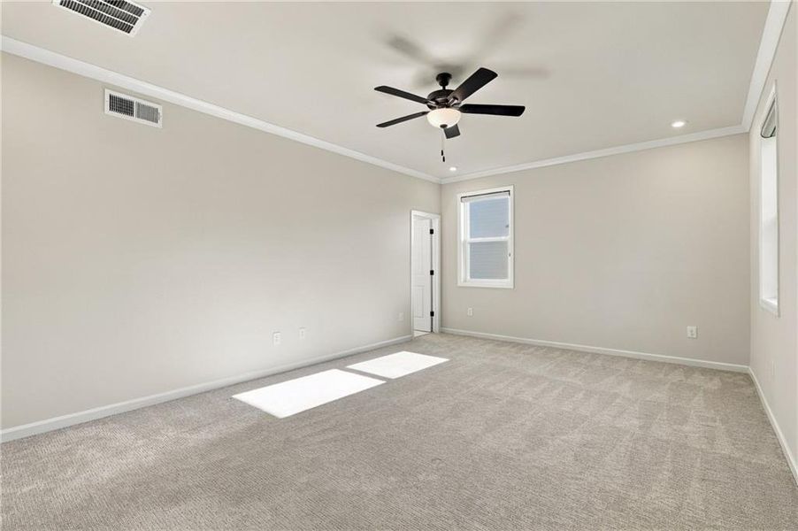 Spacious, unfurnished interior of a new home in The Paddocks at Doc Hughes, Buford (Image 56). Spacious, unfurnished interior of a new home in The Paddocks at Doc Hughes, Buford (Image 56).