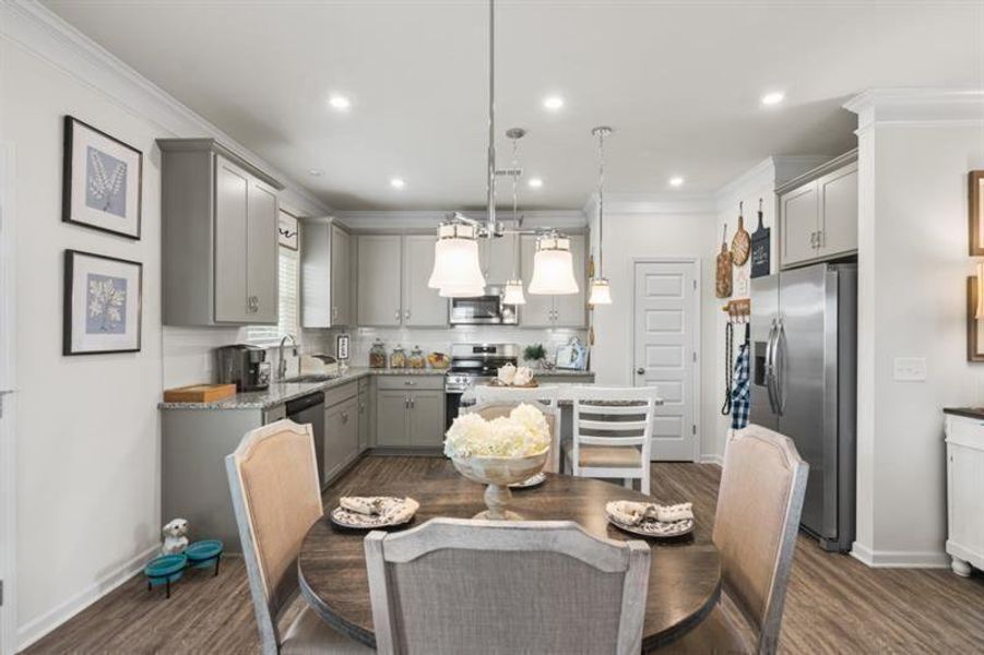 Furnished interior view inside a new home in Glen at Cave Springs, Douglasville (Image 24).