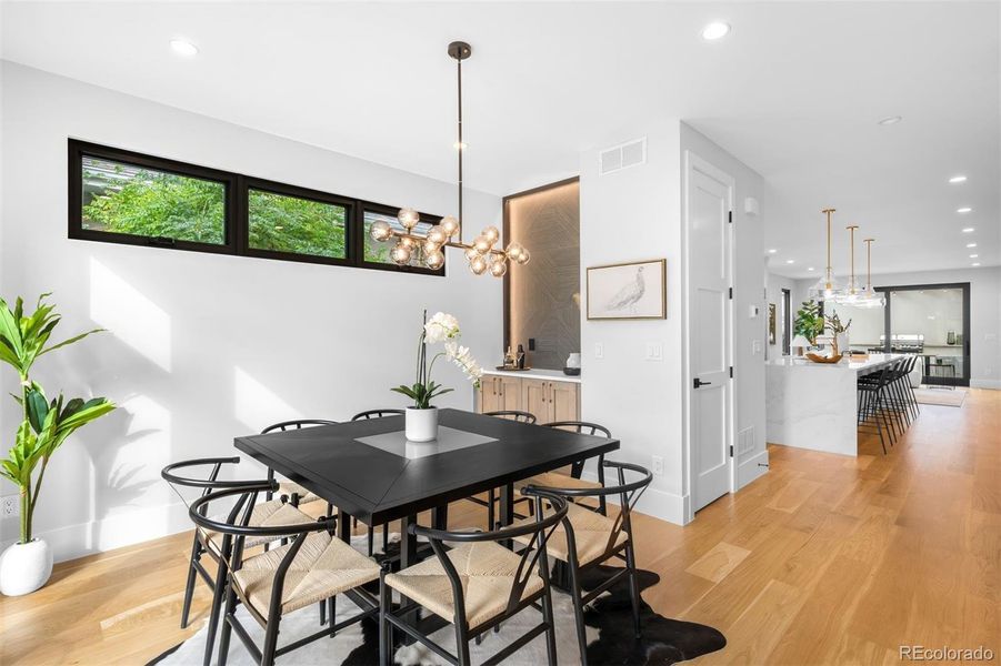 Furnished interior view inside a new home in , Denver (Image 9).