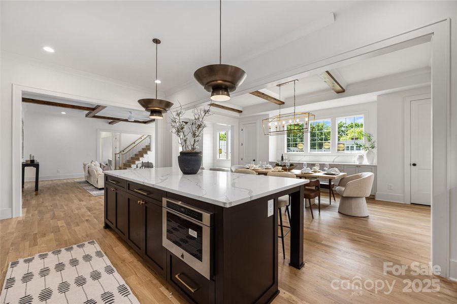 Furnished interior view inside a new home in , Charlotte (Image 6).