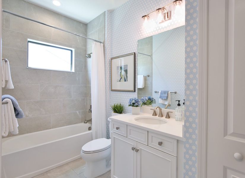 Furnished interior view inside a new home in Palm Grove, Lakewood Ranch (Image 17).