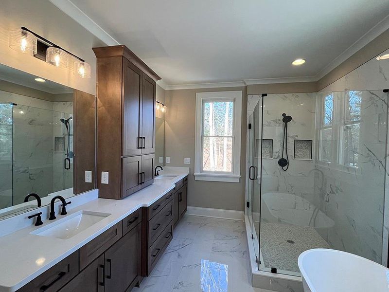 Furnished interior view inside a new home in , Ball Ground (Image 16).