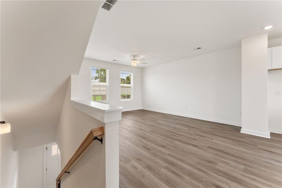 Spacious, unfurnished interior of a new home in Array, Atlanta (Image 10). Spacious, unfurnished interior of a new home in Array, Atlanta (Image 10).