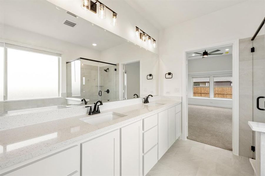 Furnished interior view inside a new home in Creekview Meadows, Pilot Point (Image 9). Furnished interior view inside a new home in Creekview Meadows, Pilot Point (Image 9).