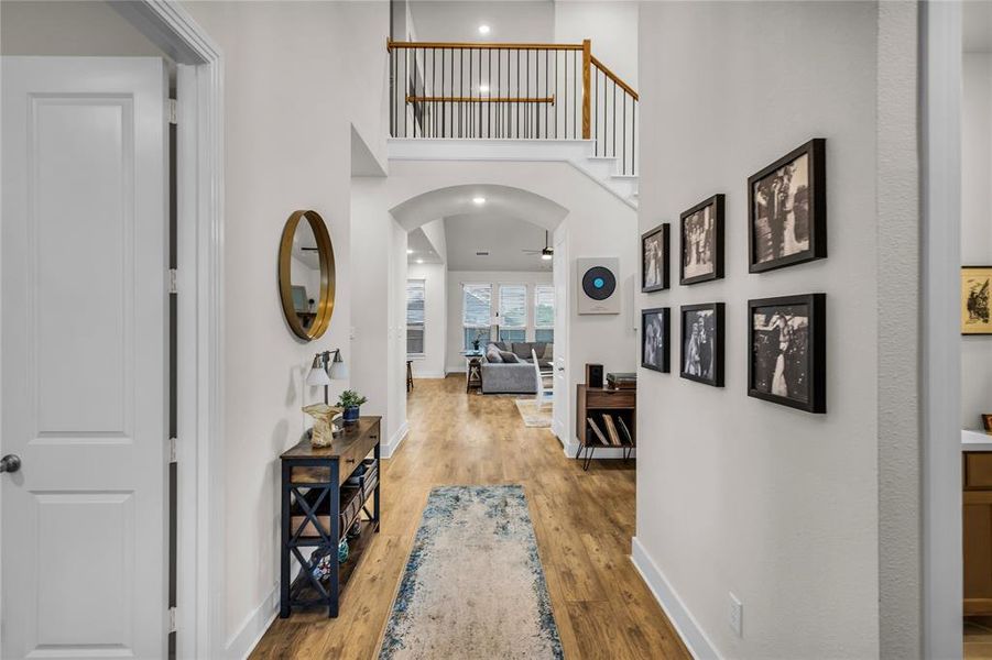 Furnished interior view inside a new home in , Fate (Image 9). Furnished interior view inside a new home in , Fate (Image 9).