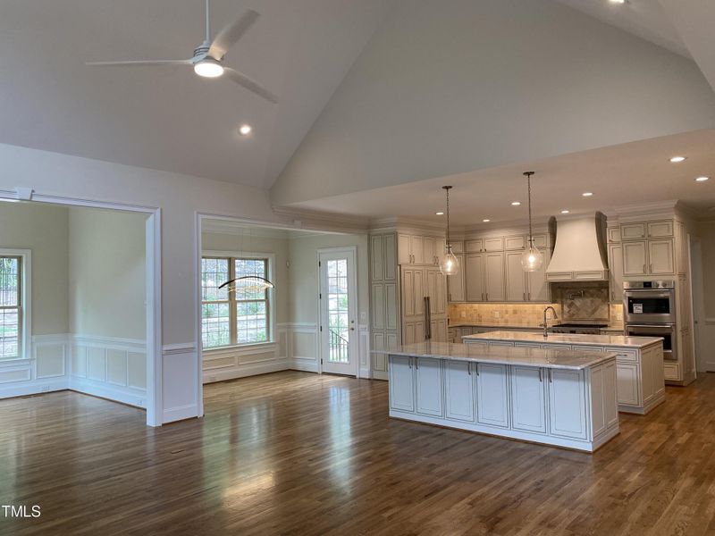 main kitchen room area