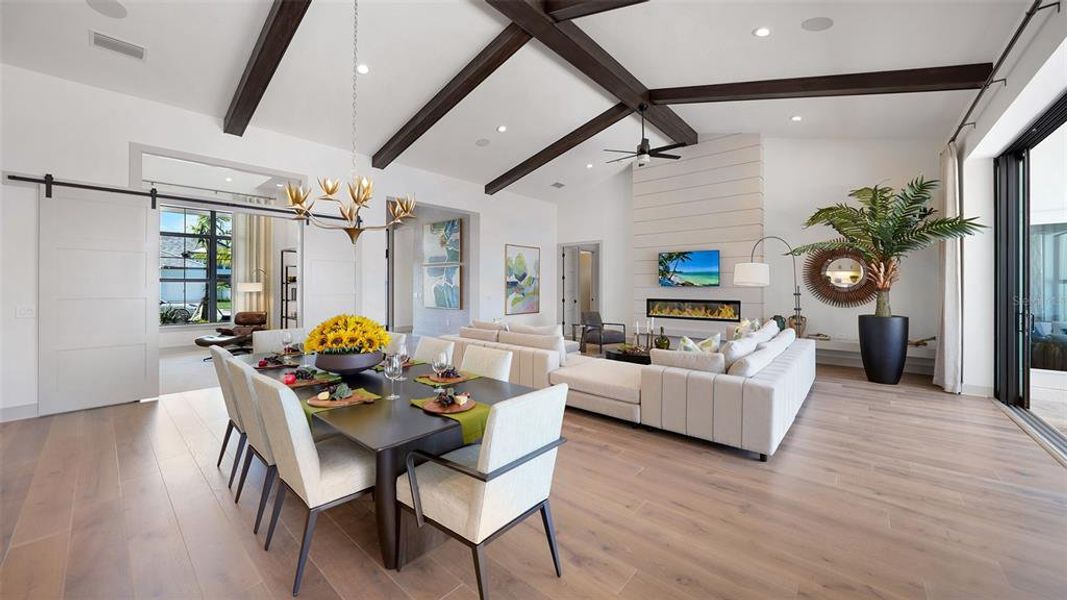 Furnished interior view inside a new home in , Venice (Image 15).