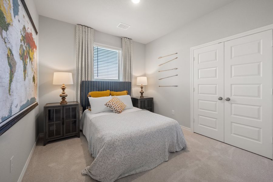 Furnished interior view inside a new home in Baker Farms, Cleburne (Image 27). Furnished interior view inside a new home in Baker Farms, Cleburne (Image 27).