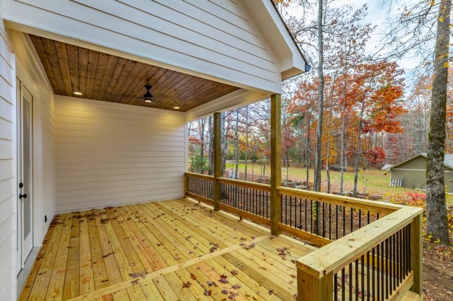 Representative exterior details of a home built from the Carolina A by Riverstone Construction, LLC in Jasper Highlands, Guild (Image 4).