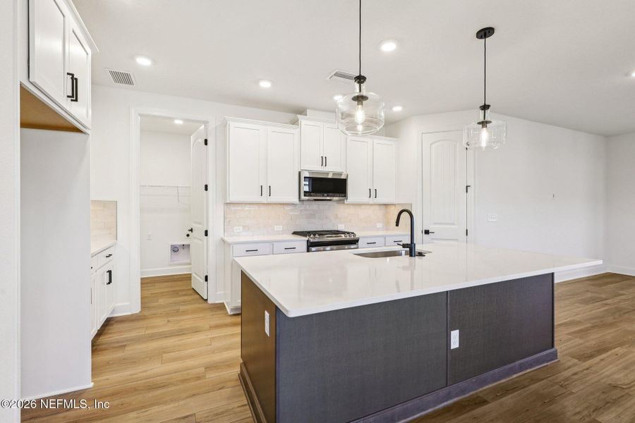 Furnished interior view inside a new home in Brookside at Shearwater, St. Augustine (Image 10).