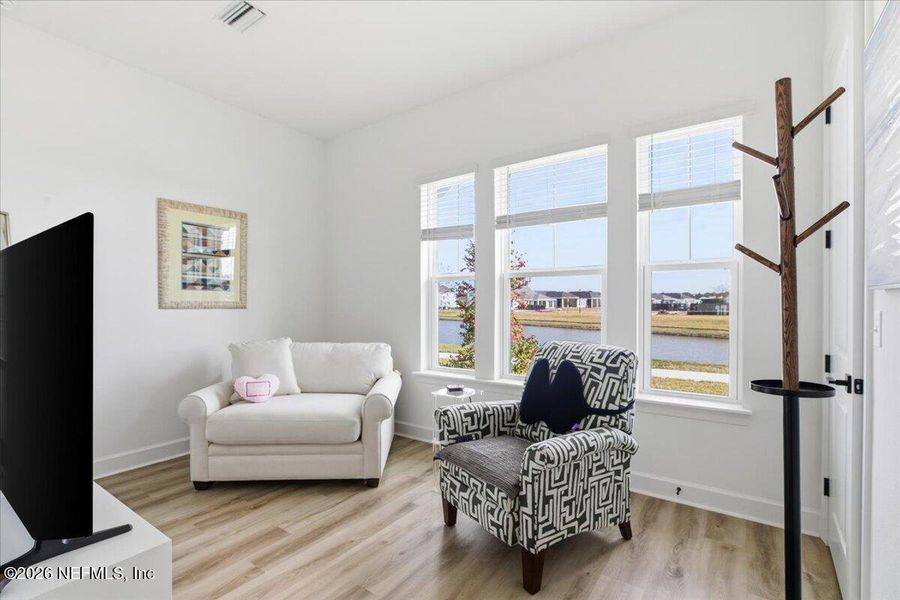Furnished interior view inside a new home in Seven Pines 50' Rear Entry, Jacksonville (Image 11). Furnished interior view inside a new home in Seven Pines 50' Rear Entry, Jacksonville (Image 11).