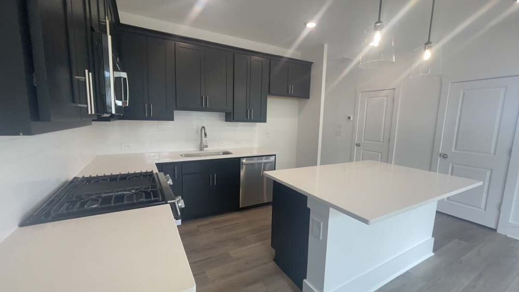 Kitchen featuring Industrial Collection Finishes