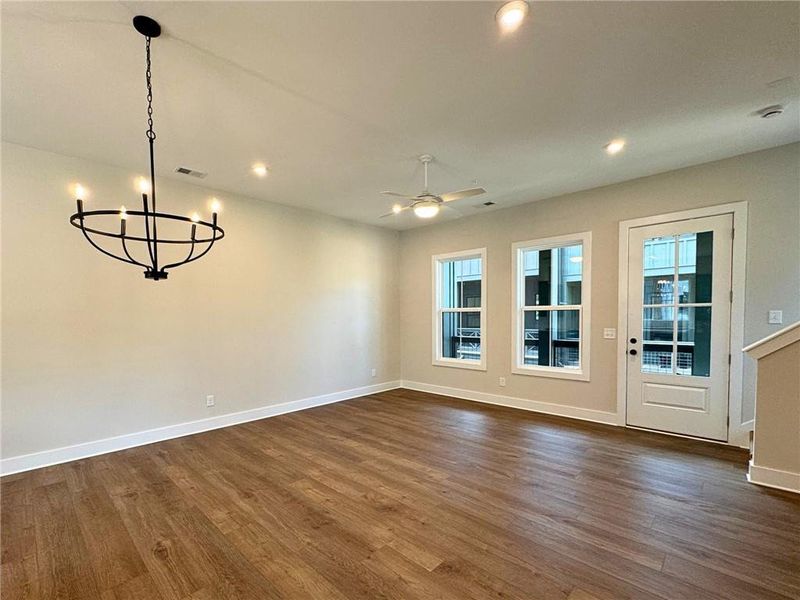 Spacious, unfurnished interior of a new home in , Alpharetta (Image 8). Spacious, unfurnished interior of a new home in , Alpharetta (Image 8).