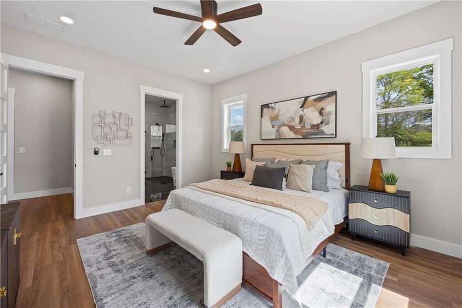 Furnished interior view inside a new home in , Athens (Image 42).