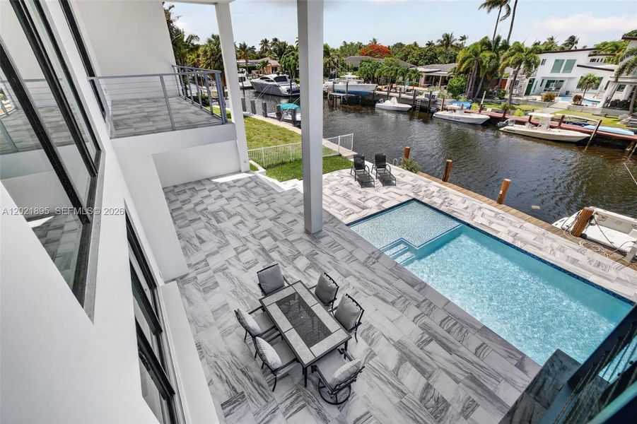 Exterior details and patio area of a home in , Pompano Beach (Image 31).