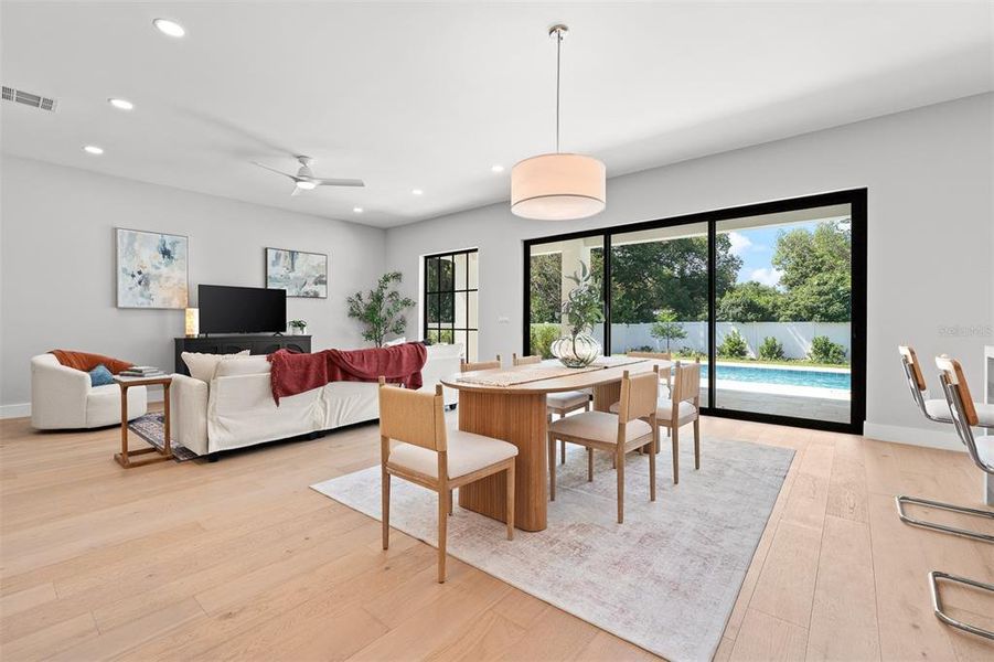 Furnished interior view inside a new home in College Park, Orlando (Image 47).